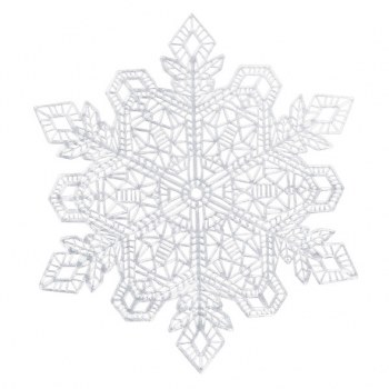 SNOWFLAKE PLACEMAT SILVER