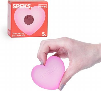 SPEKS GUMP HEART PINK