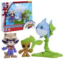 SPIDEY &amp; FRIENDS ROCKET/GROOT/JEFF