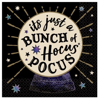 SPOOKS &amp; SPELLS HOCUS POCUS BEV NAPKINS