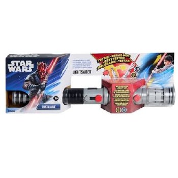 STAR WARS DARTH MAUK DOUBLE LIGHTSABER