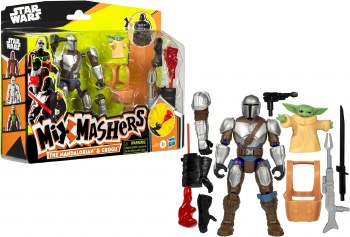 STAR WARS MIX MASHERS MANDALORIAN/GROGU