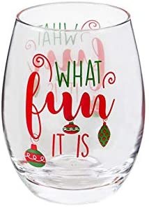 STEMLESS ACCENTED WINE GLASS WHAT FUN