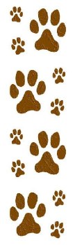 STICKERS DOG PAWS