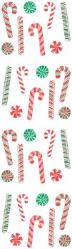 STICKERS HOLIDAY CANDIES