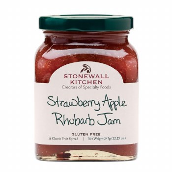 STONEWALL STRAW APPLE RHUBARB JAM 12.25z