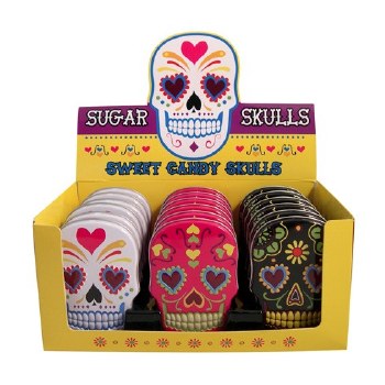 SUGAR SKULL CANDY TIN