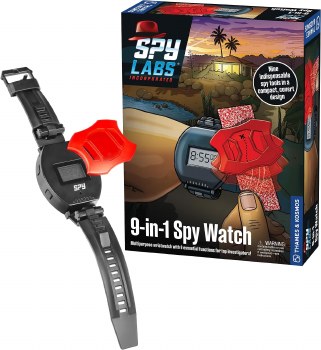 T &amp; K SPY LABS 9-IN-1 SPY WATCH