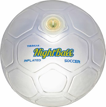 TANGLE LED NIGHTBALL SOCCERBALL WHITE