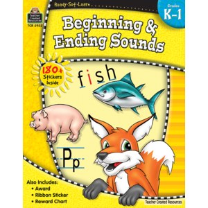 TCR WORKBOOK GR K-1 BEG/END SOUNDS