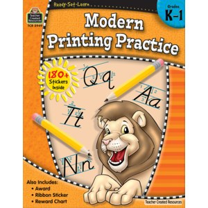 TCR WORKBOOK GR K-1 MODERN PRINTING