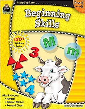 TCR WORKBOOK GR PRE-K BEGINNING SKILLS