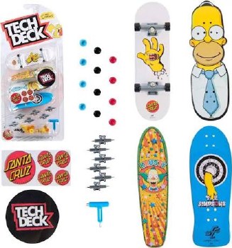 TECH DECK 4-PACK SIMPSONS EDITION