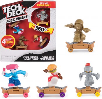 TECH DECK FREE RIDERS 4-PACK