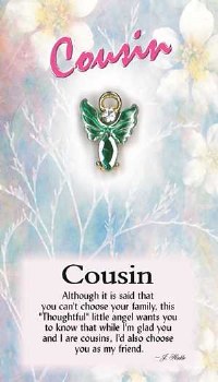 THOUGHTFUL ANGEL PIN COUSIN