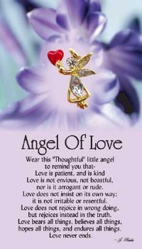 THOUGHTFUL ANGEL PIN LOVE