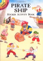 DOVER STICKER BOOK  PIRATE SHIP