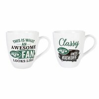 17oz COFFEE CUP GIFTSET NY JETS