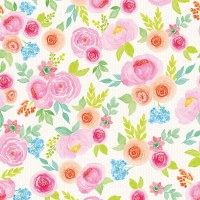 PRINTED JUMBO FLORAL WEDDING GIFT WRAP