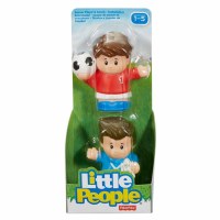 LITTLE PEOPLE 2PC SET SOCCER PLAYERS