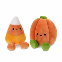 HALLMARK PLUSH CANDY CORN/PUMPKIN MAG