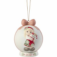 P/M 2021 DATED GIRL BALL ORNAMENT