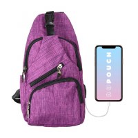 NUPOUCH DAY PACK PLUM PINK