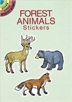 DOVER STICKER BOOK  FOREST ANIMALS