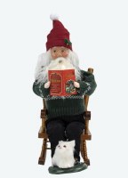 BYERS' CHOICE SANTA ON ROCKER