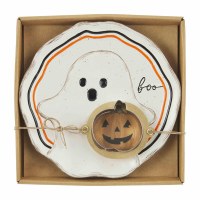 MUD PIE HALLOWEEN COOKIE SET GHOST