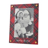 MUD PIE ACRYLIC SANTA FRAME
