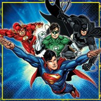 LUNCHEON NAPKINS 16ct JUSTICE LEAGUE