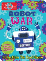 TIN CARD GAMES ROBOT WAR