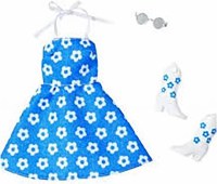 BARBIE COMPLETE LOOKS OUTFIT BLUE FLORAL