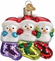 OLD WORLD CHRISTMAS SNOWMAN FAMILY/3