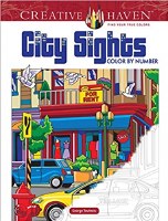 DOVER CITY SIGHTS COLOR BY NUMBER BOOK