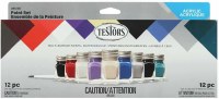 TESTORS ACRYLIC PAINT 9PC SET + BRUSH