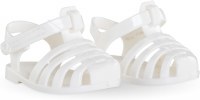 COROLLE 14" DOLL SANDALS WHITE