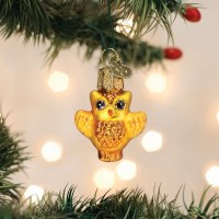 OLD WORLD CHRISTMAS MINI HALLO OWL
