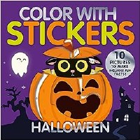 HALLOWEEN COLOR WITH STICKERS BOOK