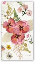 MICHEL GUEST TOWELS PRESSED FLOWERS