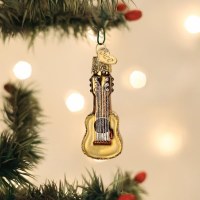 OLD WORLD CHRISTMAS MINI GUITAR
