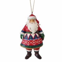 HEARTWOOD CREEK ORN LAPLAND SANTA W BAG