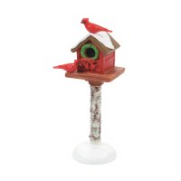 DEPT 56 CARDINAL XMAS BIRD FEEDER