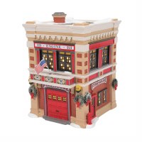 D56 SNOW VILLAGE ENGINE 223 FIRE HOUISE