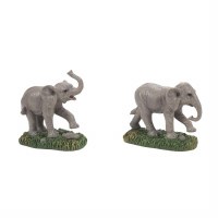D56 ZOOLOGICAL ELEPHANTS SET/2