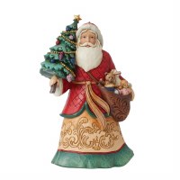 HEARTWOOD CREEK SANTA W/TREE & TOYBAG