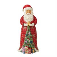 HEARTWOOD CREEK SANTA W/XMAS TREE COAT