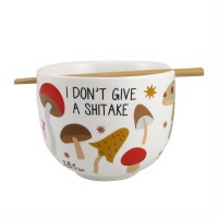ONIM MUSHROOM RAMEN BOWL W/CHOPSTICKS