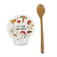 ONIM MUSHROOM SPOONREST W/SPOON